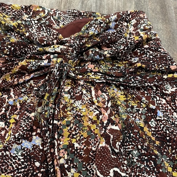 Free People Brown Snake Print Saturday Sun Mini Skirt size 6 - Picture 6 of 11